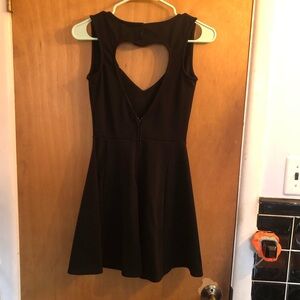 Wet seal heart black dress.